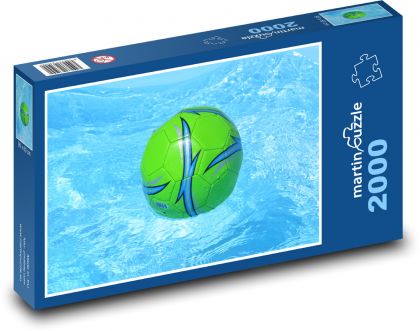 Pool ball, water - Puzzle 2000 pieces, size 90x60 cm 