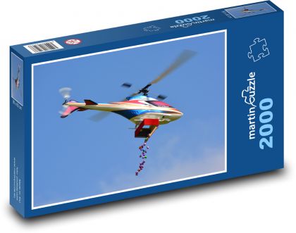 Helikopter - Pisanki - Puzzle 2000 elementów, rozmiar 90x60 cm