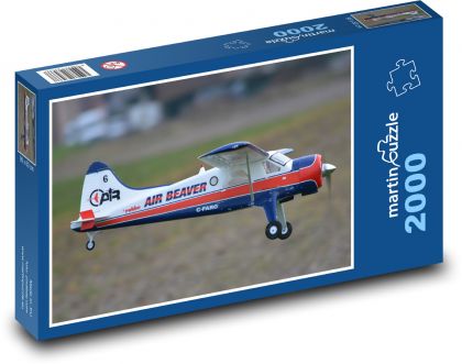 Model samolotu - Puzzle 2000 elementów, rozmiar 90x60 cm