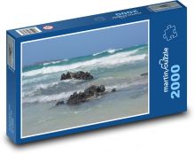 Pobřeží - vlny, moře Puzzle 2000 - 90x60 cm