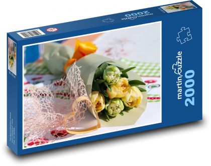 Kytice tulipánů - puzzle 2000 dílků