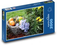 Easter - eggs, nest Puzzle 2000 pieces - 90 x 60 cm