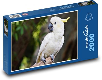 Cockatoo - white bird - Puzzle 2000 pieces, size 90x60 cm 