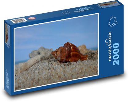 Ulita, pláž, moře - Puzzle 2000 dílků, rozměr 90x60 cm