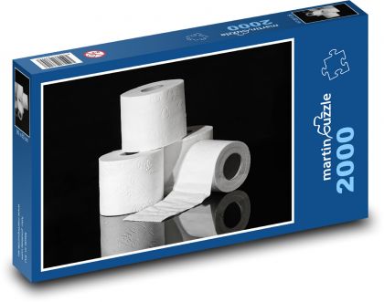 Role toaletního papíru - puzzle 2000 dílků