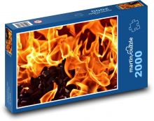 Oheň - plamene, horieť Puzzle 2000 dielikov - 90 x 60 cm