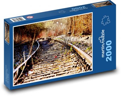 Utwory - tory, tory - Puzzle 2000 elementów, rozmiar 90x60 cm