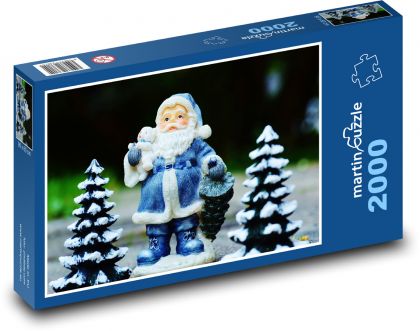 Weihnachten - Weihnachtsmann, Dekoration - Puzzle - 2000 Teile