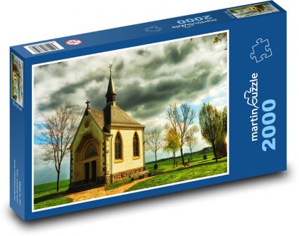 Nemecko - kaplnka, kostol - Puzzle 2000 dielikov, rozmer 90x60 cm 