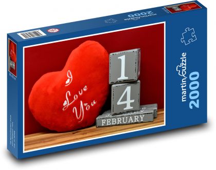 Valentinstag - Liebe, Geschenk - Puzzle - 2000 Teile