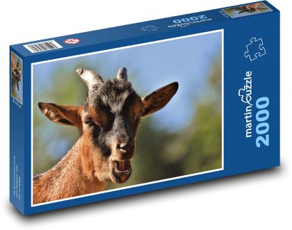 Braune Ziege - Puzzle - 2000 Teile