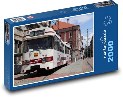 Tramvaj - turistická tramvaj - Puzzle 2000 dílků, rozměr 90x60 cm