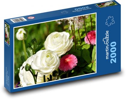 Buttercup - kvet, záhrada - Puzzle 2000 dielikov, rozmer 90x60 cm 