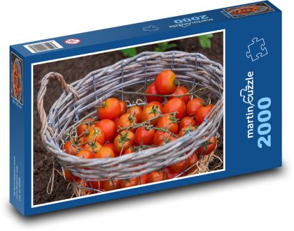 Rajčata - zahrada, zelenina - Puzzle 2000 dílků, rozměr 90x60 cm