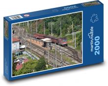 Železnice - stanice, nádraží Puzzle 2000 - 90x60 cm