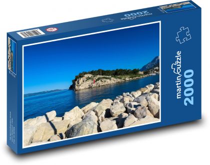 Pobřeží - oceán, moře - Puzzle 2000 dílků, rozměr 90x60 cm