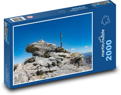 Korutánsko - Salzburg, hory - Puzzle 2000 dielikov, rozmer 90x60 cm 