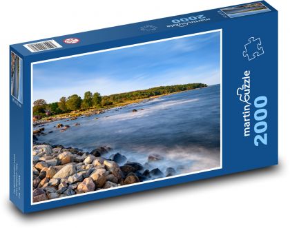 Pobrežie - vlny, more - Puzzle 2000 dielikov, rozmer 90x60 cm 