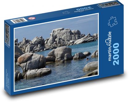 Corsican Coast - Mediterranean Sea - Puzzle 2000 pieces, size 90x60 cm 