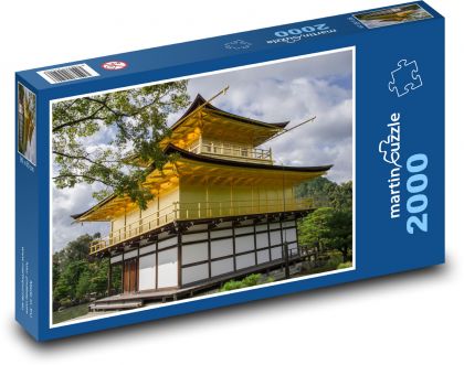 Japonsko - chrám, buddhismus - Puzzle 2000 dílků, rozměr 90x60 cm