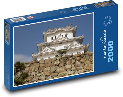 Japonsko - hrad Himedži - Puzzle 2000 dielikov, rozmer 90x60 cm 