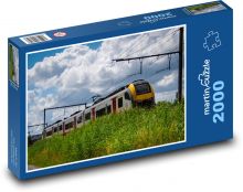 Vlak - doprava, lokomotíva Puzzle 2000 dielikov - 90 x 60 cm