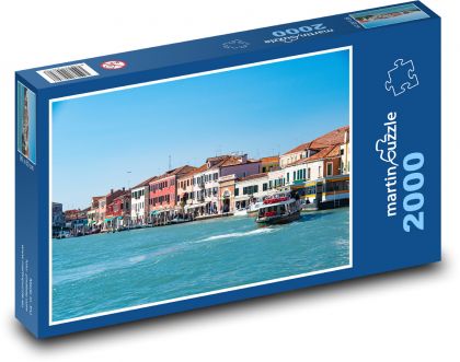 Itálie - Benátky, Canal Grande - Puzzle 2000 dílků, rozměr 90x60 cm