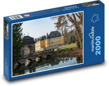 Castle - bridge, lake Puzzle 2000 pieces - 90 x 60 cm