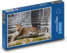 Leopard - šelma, zviera Puzzle 2000 dielikov - 90 x 60 cm