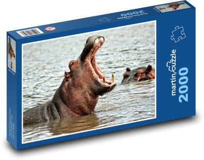 Hroch - Afrika, Safari - Puzzle 2000 dílků, rozměr 90x60 cm