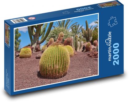 Kaktus - sukulenty, púšť - Puzzle 2000 dielikov, rozmer 90x60 cm 