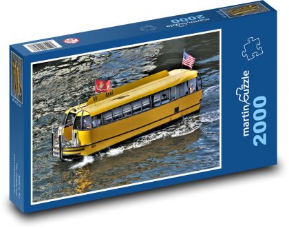 Taxi, Bus - Puzzle 2000 pieces, size 90x60 cm 