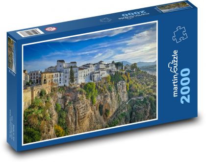 Španělsko - Andalusie, krajina - Puzzle 2000 dílků, rozměr 90x60 cm