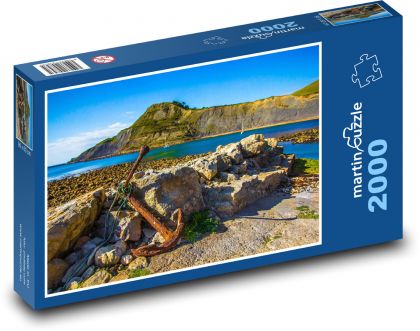 Anchor - ocean, bay - Puzzle 2000 pieces, size 90x60 cm 