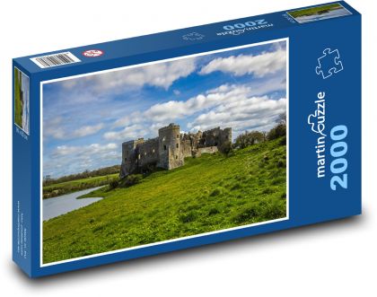 Anglie - Walles - hrad - puzzle 2000 dílků