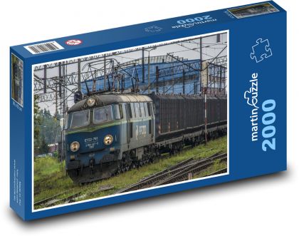 Doprava - vlak, železnice - Puzzle 2000 dílků, rozměr 90x60 cm