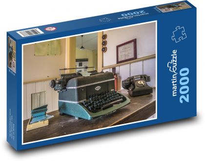 Old typewriter - office - Puzzle 2000 pieces, size 90x60 cm 