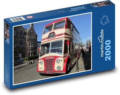 Old Bus - Transportation - Puzzle 2000 pieces, size 90x60 cm 