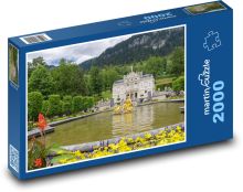 Linderhof Schlösser - Schlossgarten Puzzle 2000 Teile - 90 x 60 cm
