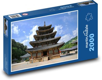 Chrám - Budhizmus - Puzzle 2000 dielikov, rozmer 90x60 cm 