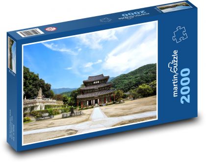 Buddhism - Temple - Puzzle 2000 pieces, size 90x60 cm 