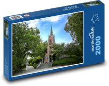 Korea - church, park Puzzle 2000 pieces - 90 x 60 cm