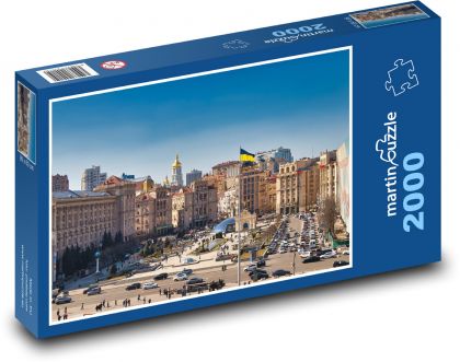 Ukrajina - Kyjev - Puzzle 2000 dílků, rozměr 90x60 cm