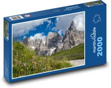 Taliansko - Dolomity, hory Puzzle 2000 dielikov - 90 x 60 cm