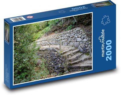 Staircase - stairs, stone - Puzzle 2000 pieces, size 90x60 cm 