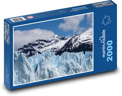 Mountain - glacier, winter - Puzzle 2000 pieces, size 90x60 cm 