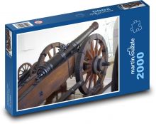 Kanone - Mittelalter, Waffe Puzzle 2000 Teile - 90 x 60 cm