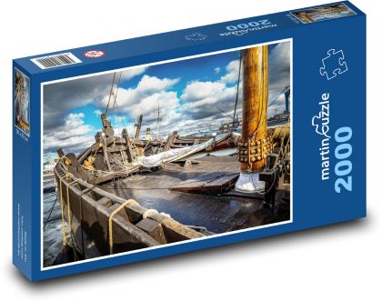 Loď - more, doprava - Puzzle 2000 dielikov, rozmer 90x60 cm 