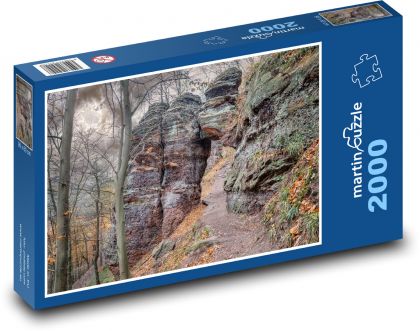 Skála - kámen, hora - puzzle 2000 dílků