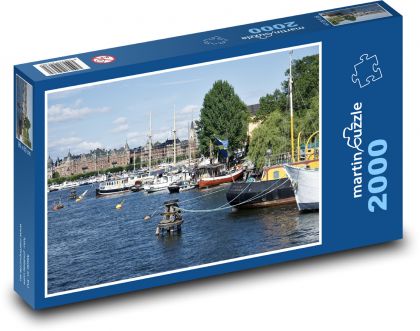 Port - Stockholm, Sweden - Puzzle 2000 pieces, size 90x60 cm 